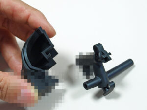ゴム注型品(ウレタン、着色:黒)
